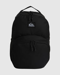 Black Backpack with logo on white background