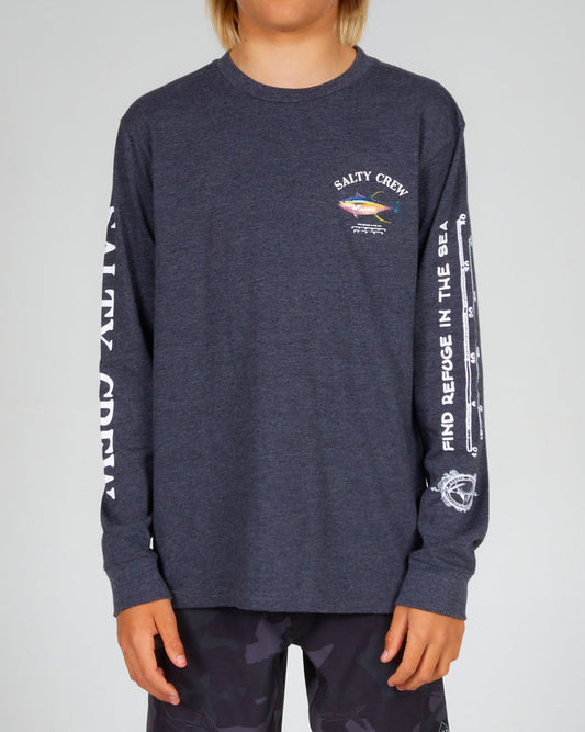 Salty Crew Ahi Mount Boys L/S Tee