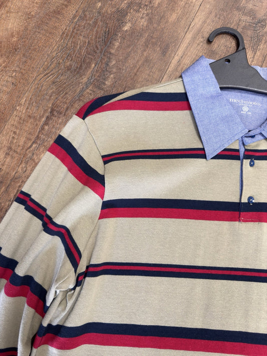 Mechmoto Rugby Striped L/S Top