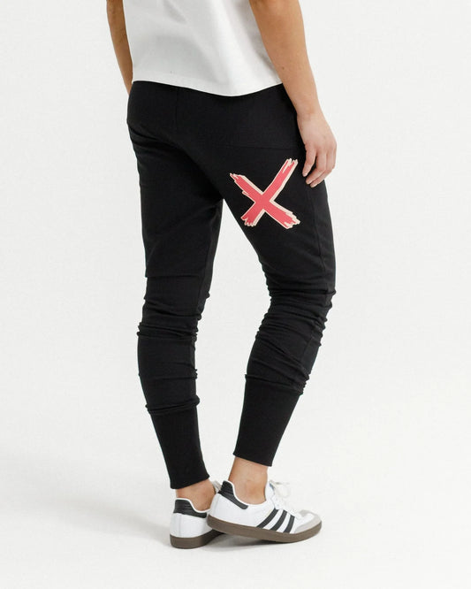 HomeLee Alpine Apartment Pant - Black With Coral Shadow X