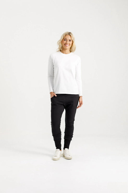 Homelee Apartment Pants - Winter Weight Black Outline