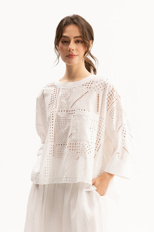 Blacklist Arden Top - White