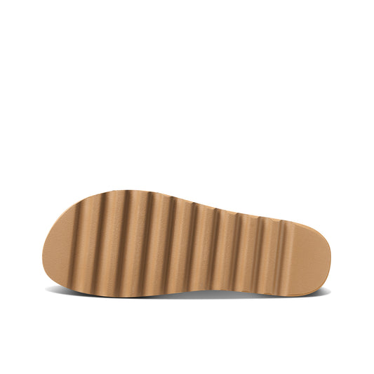 Brown shoe sole on a white background