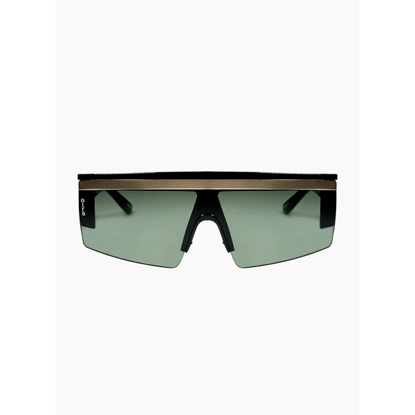 Otra Colette Shield Sunglasses Sony Black/Green New RIDELEY - Soft Tact Army Green - Black Mirror Lens – 100% main image 3
