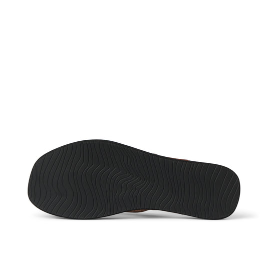 Black shoe sole on a white background