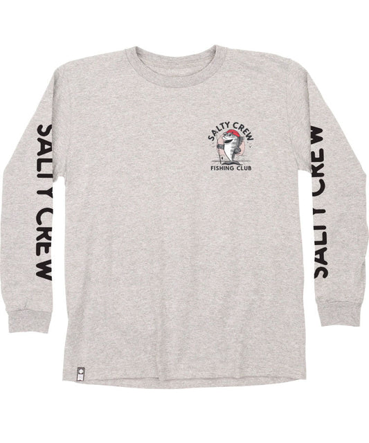 Salty Crew Fishing Club Boys LS Tee