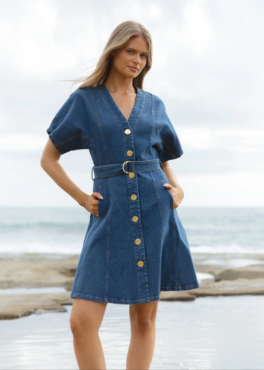 Betty Basics Fiori Denim Dress