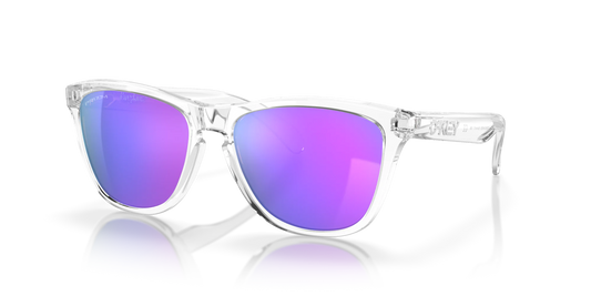 Oakley Frogskins Polished Clear W/ Prizm Violet