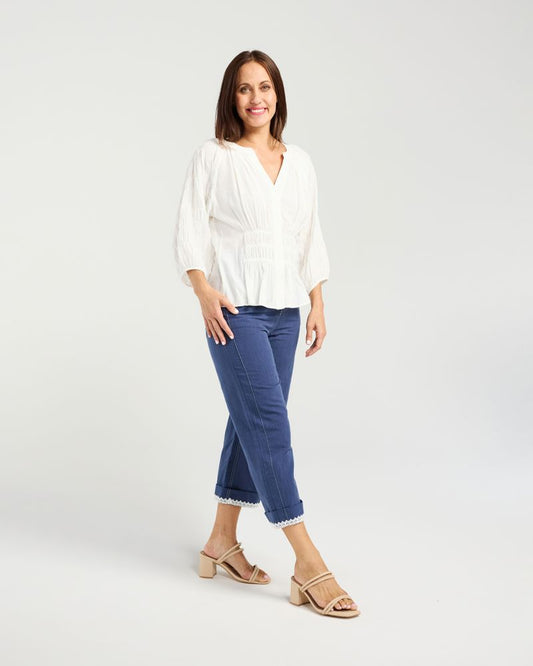Seduce Grace Top - White