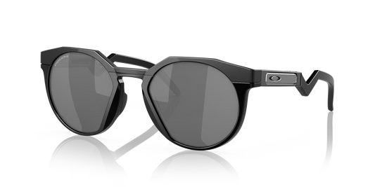 Sunglasses with reflective lenses on a clear background