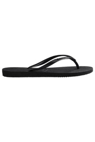 Black sandal on a white background