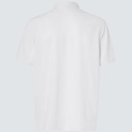 Close-up of a white shirt on a light gray background