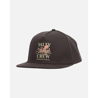 Black cap with Salty Crew logo on a white background
