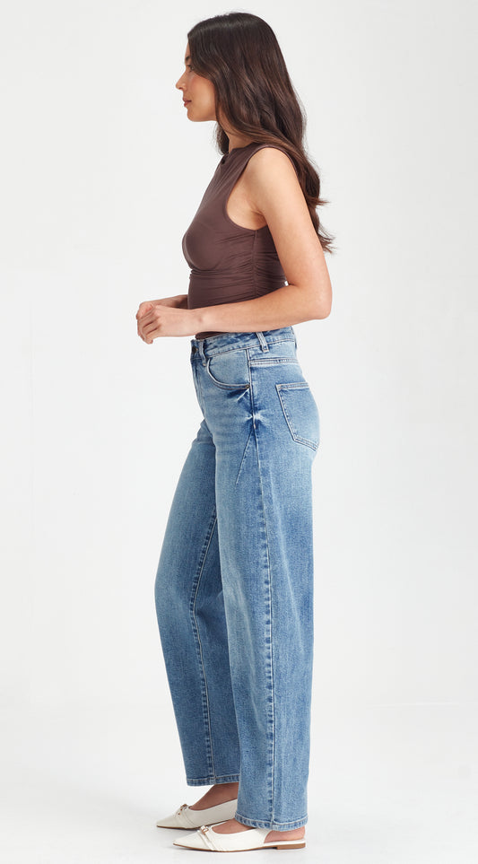 Junkfood Whiskey Barrel Jean