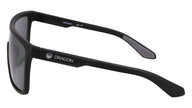 Black sunglasses with 'Dragon' branding on a white background