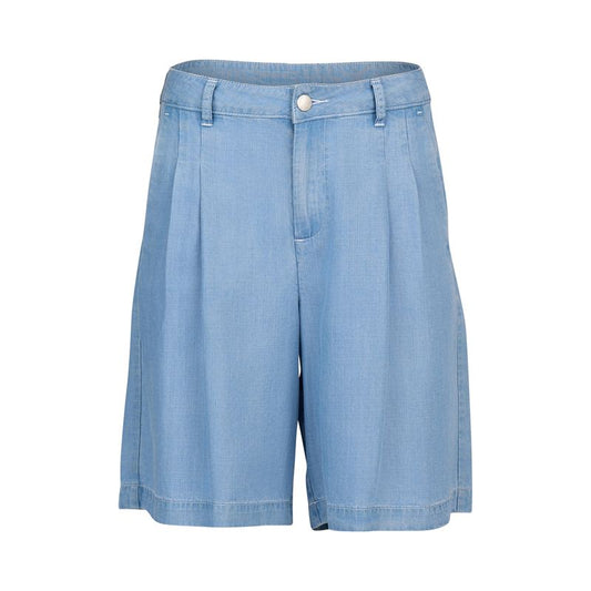 Light blue shorts on a white background