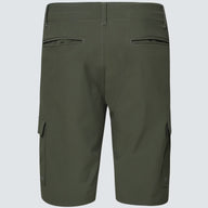 Green shorts on a light gray background
