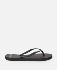 Black sandal on a white background