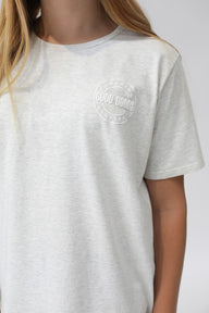 oat marle tee on a white background