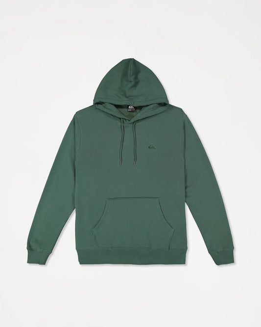 Green hoodie on a light gray background