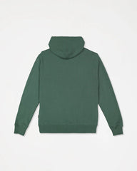 Green hoodie on a light gray background
