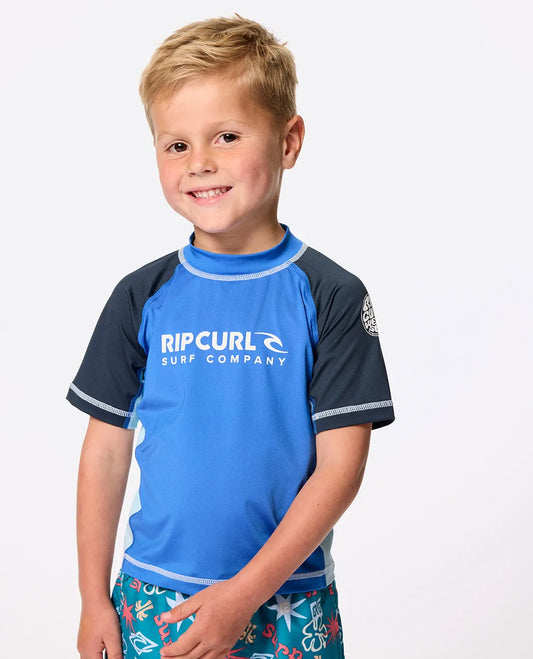 Rip Curl Shock UPF SS Boys Rash Shirt