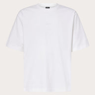 White t-shirt on a light beige background