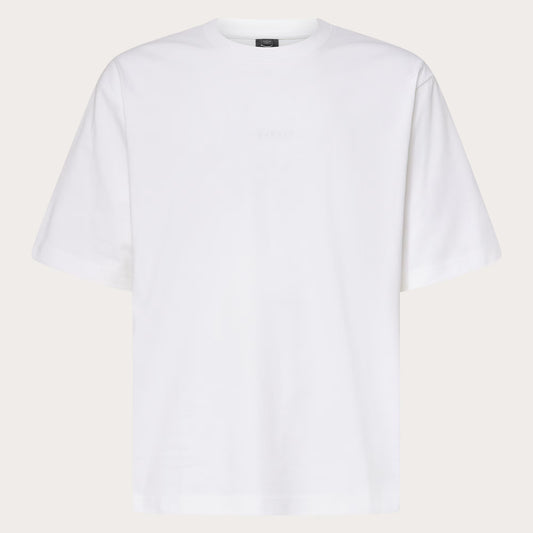 White t-shirt on a light beige background