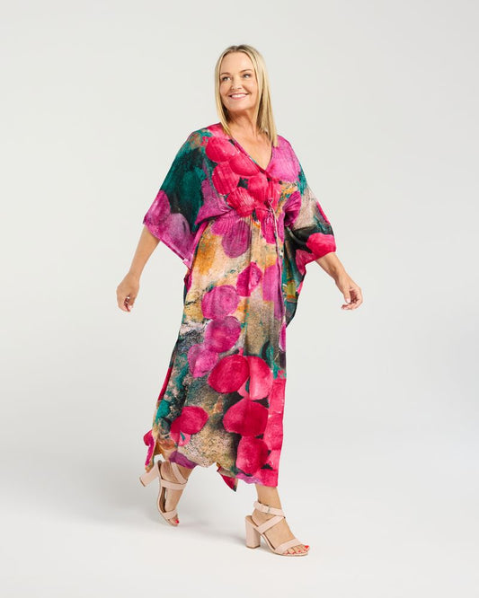 Seduce Sonya Dress - Magenta Pop