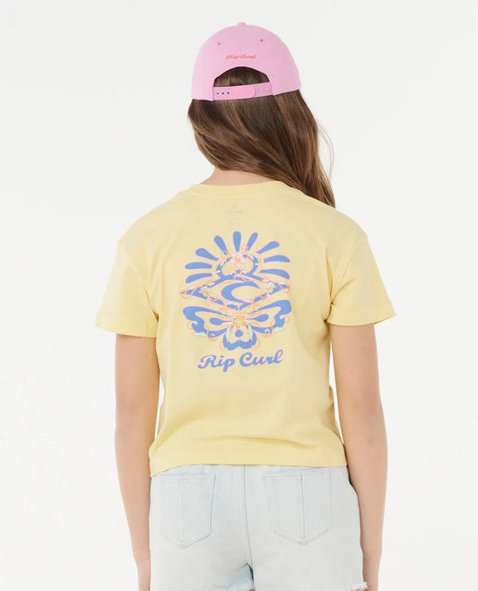 Rip Curl Sunset Skies Crop Tee - Girl