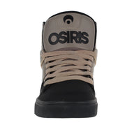 Osiris sneaker with logo on the side against a white background