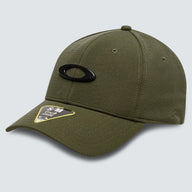 Khaki Cap with Black O Emblem with white background