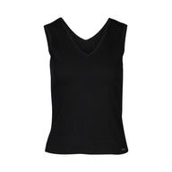 Black tank top on a white background