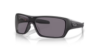 Oakley Turbine Rotor sunglasses, in a sophisticated matte black finish with Prizm Grey Polarised lenses