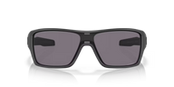 Oakley Turbine Rotor sunglasses, in a sophisticated matte black finish with Prizm Grey Polarised lenses