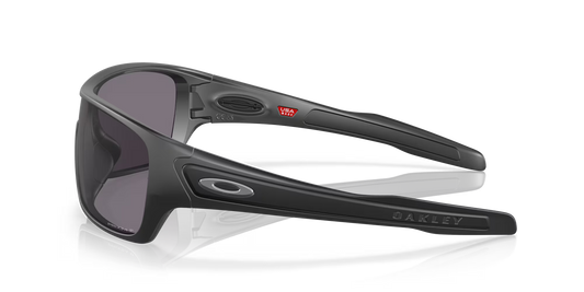 Oakley Turbine Rotor sunglasses, in a sophisticated matte black finish with Prizm Grey Polarised lenses