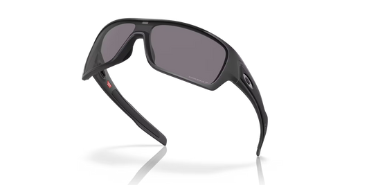 Oakley Turbine Rotor sunglasses, in a sophisticated matte black finish with Prizm Grey Polarised lenses