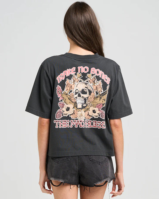The Mad Hueys Make No Bones Womens Boxy Tee