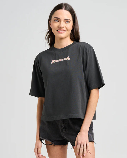 The Mad Hueys Make No Bones Womens Boxy Tee