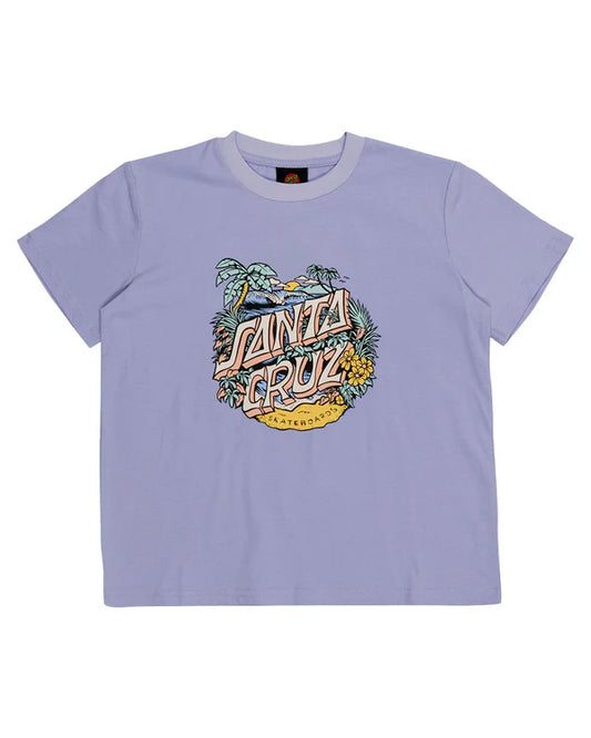 Girls Santa Cruz Aloha Dot Tee