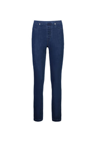 Blue jeans on a white background