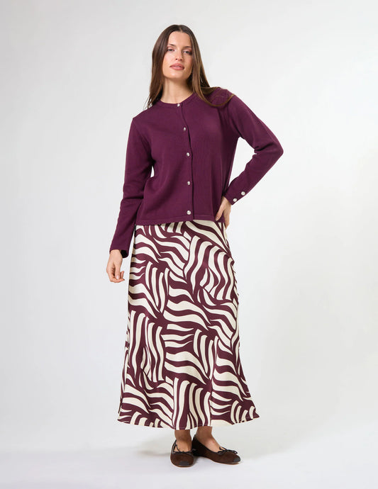 Stella + Gemma Callista Skirt Syrah Swirl