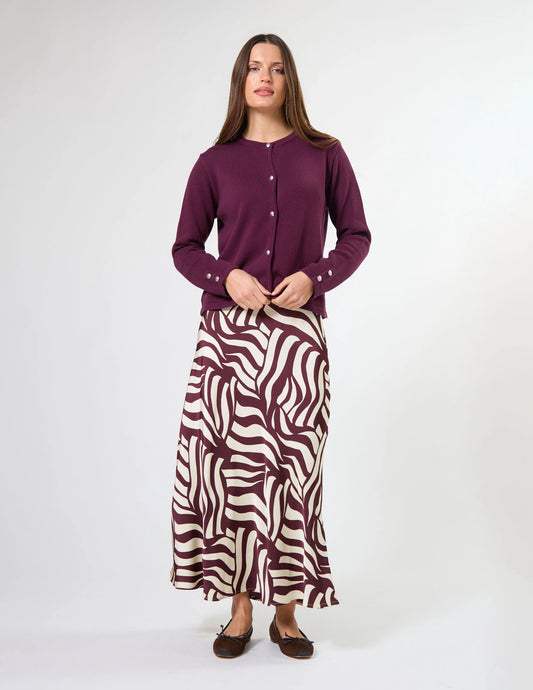 Stella + Gemma Callista Skirt Syrah Swirl