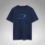 blue shirt with oakley logo 