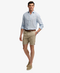 beige chino shorts 