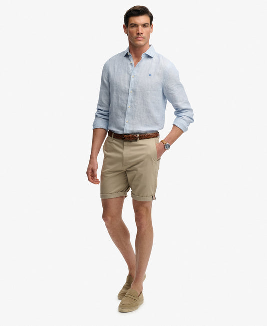 beige chino shorts 