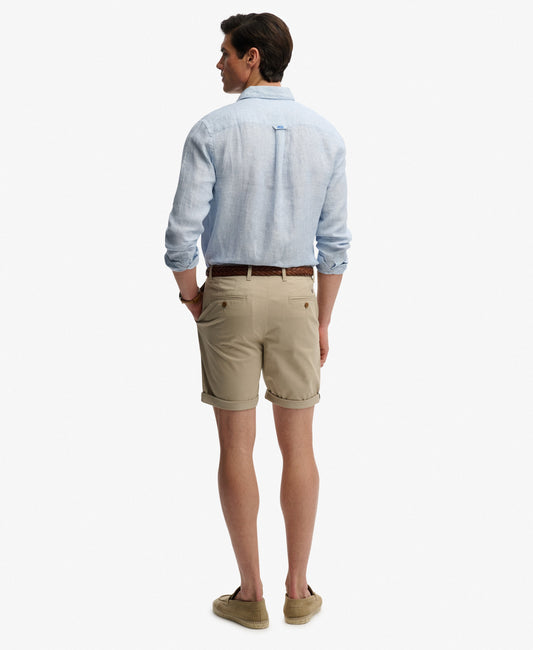 beige chino shorts 