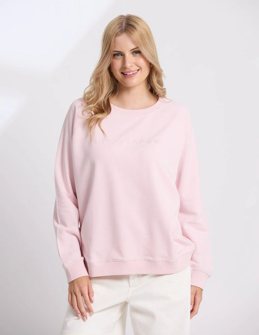 Stella and Gemma Classic Sweat in Pink Tulle