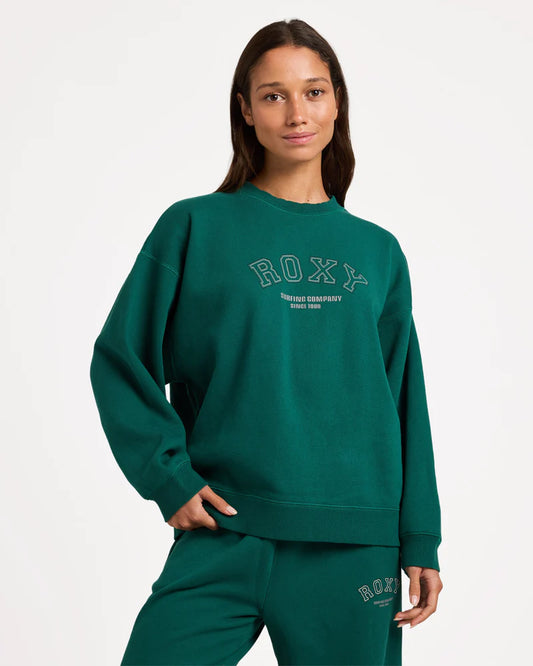 Roxy Womens Dreamy Days Crew Neck - Forest
