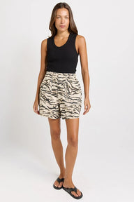 animal print short